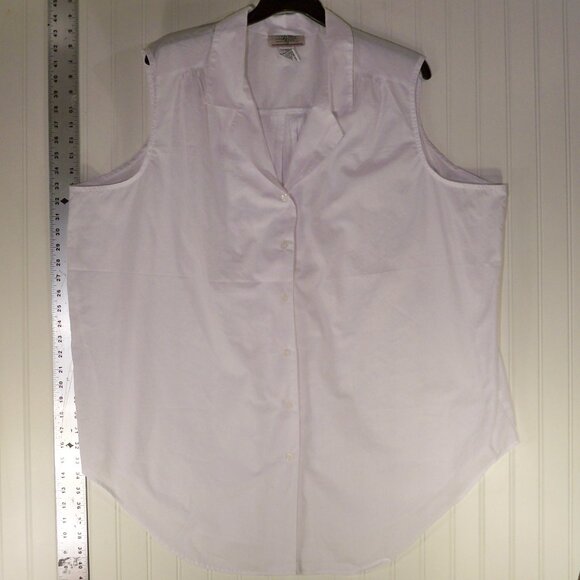 Bridge Gate, White Button Up Shirt/Vest - Picture 2 of 5